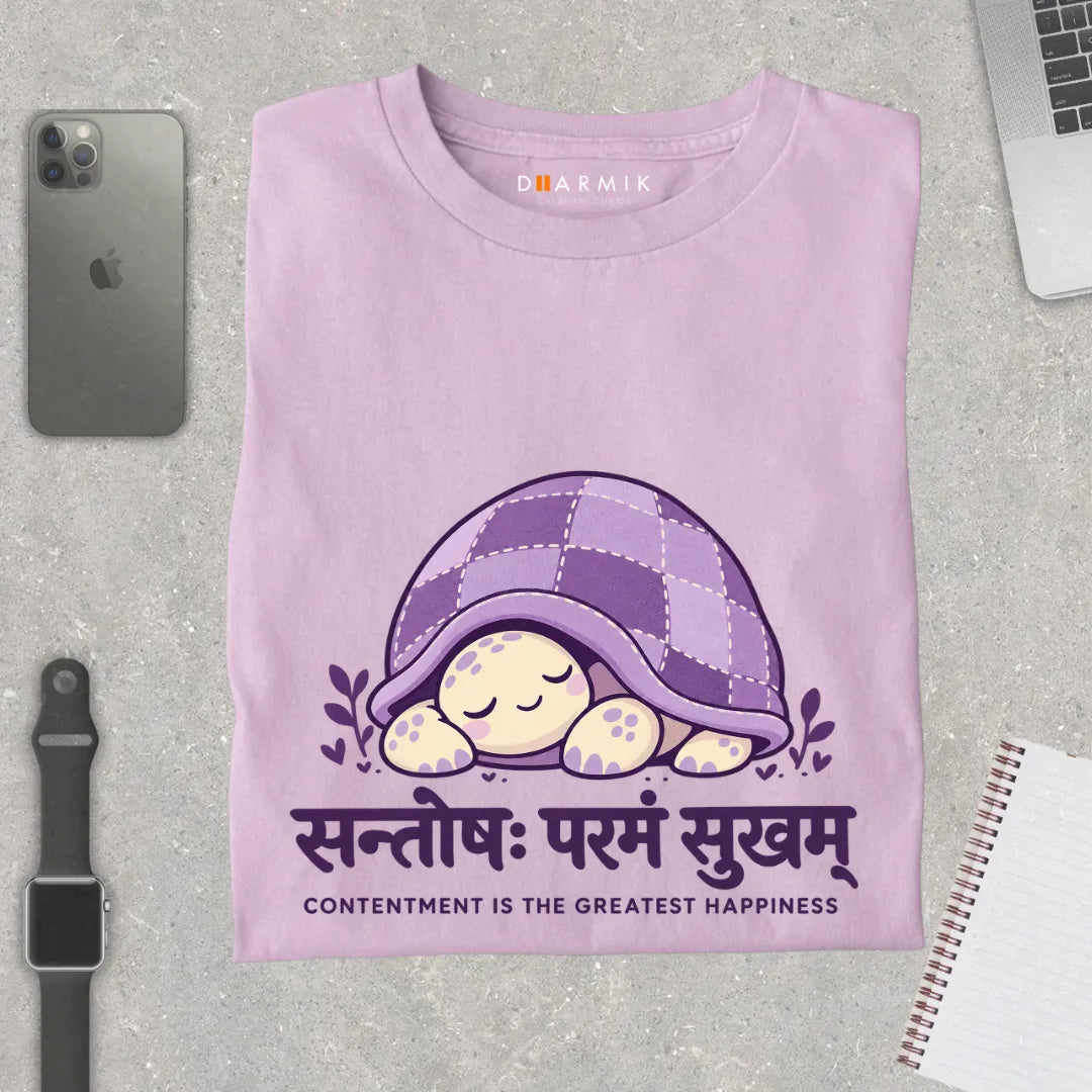 Santosha Happiness Sprititual Tee