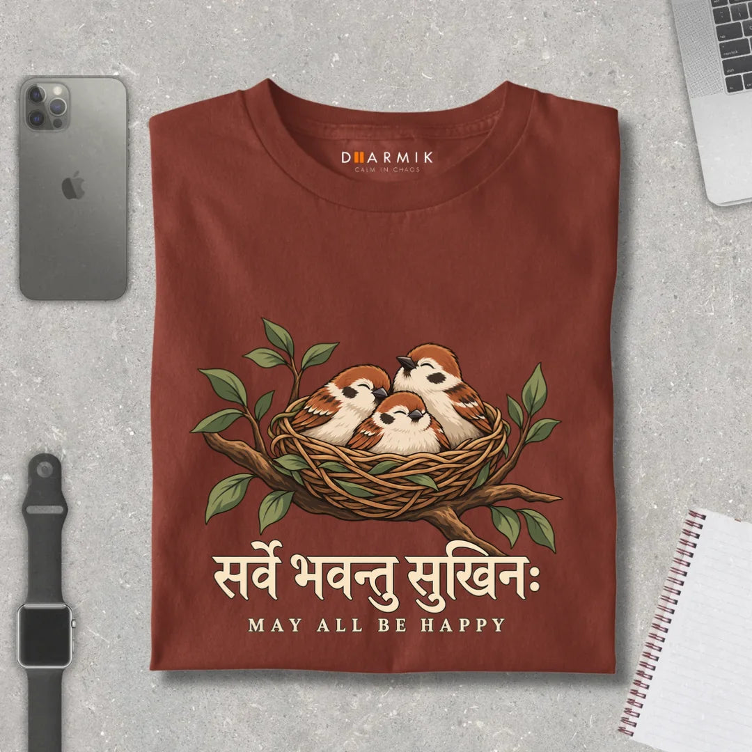 Sarve Sukhinah Premium Tee