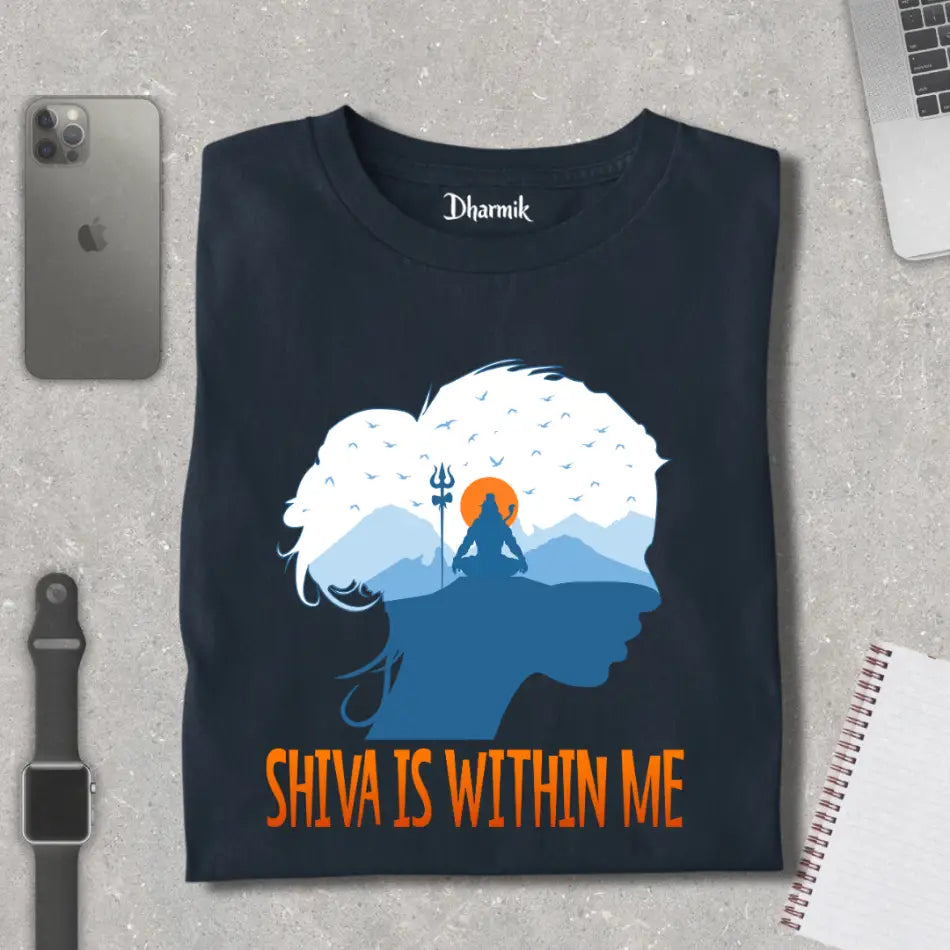 Shiva Is Within Me Maha Shivratri T-Shirt for Women