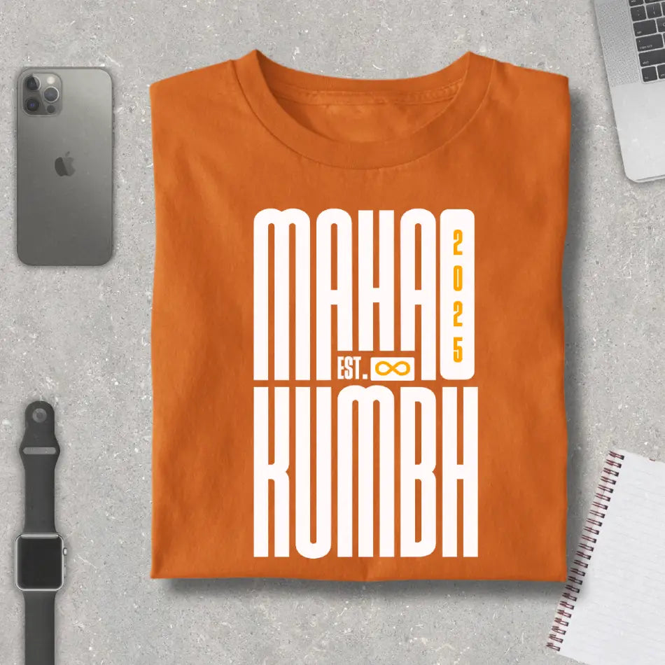 Maha Kumbh 2025 Est ∞ Premium Unisex T-Shirt
