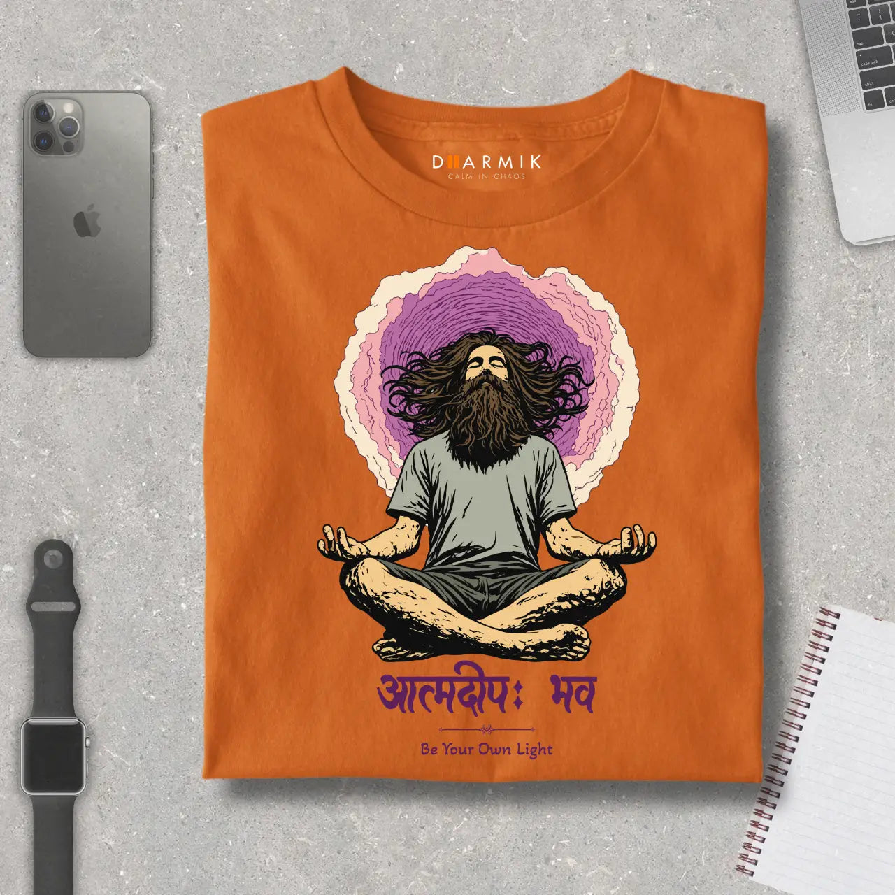 Atmadeep – Be Your Own Light Premium Spiritual T-Shirt