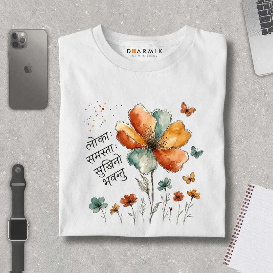 Lokah Samastah – Harmony Bloom T-Shirt