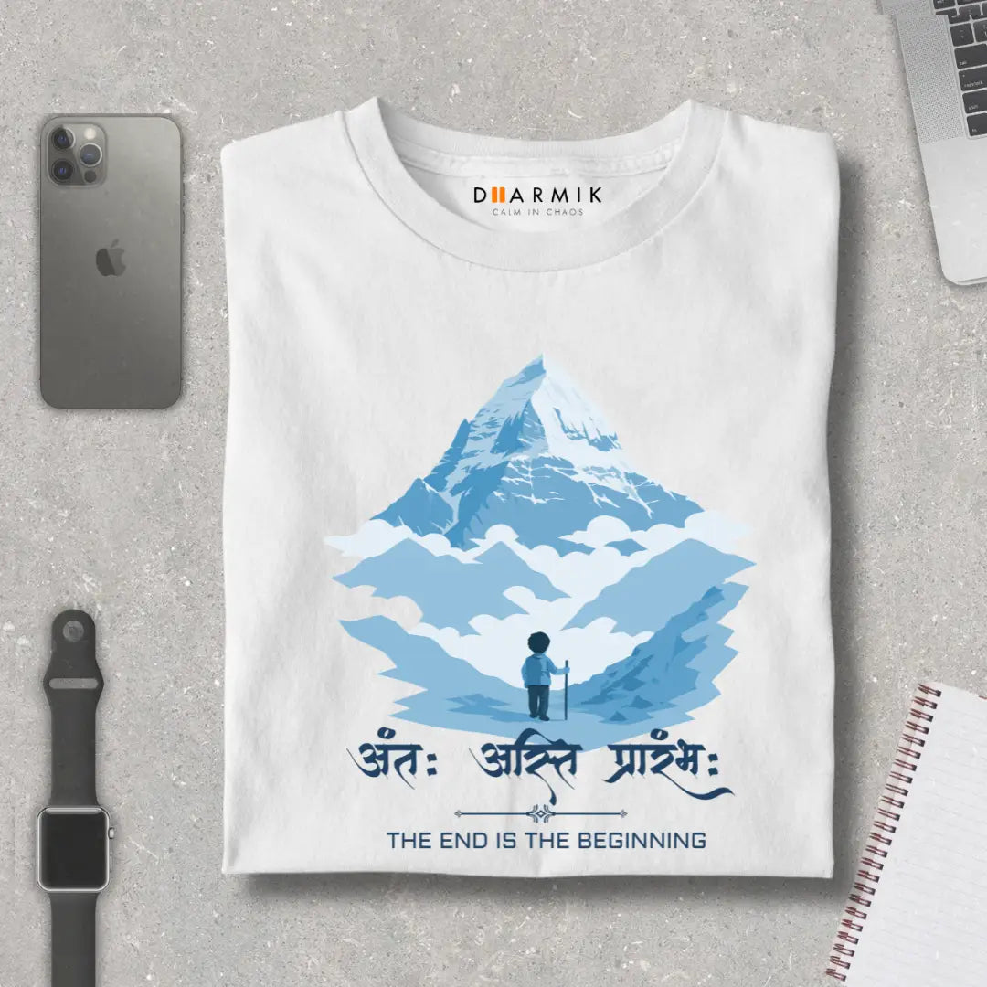 Antah Asti Prarambha – Journey Within T-Shirt