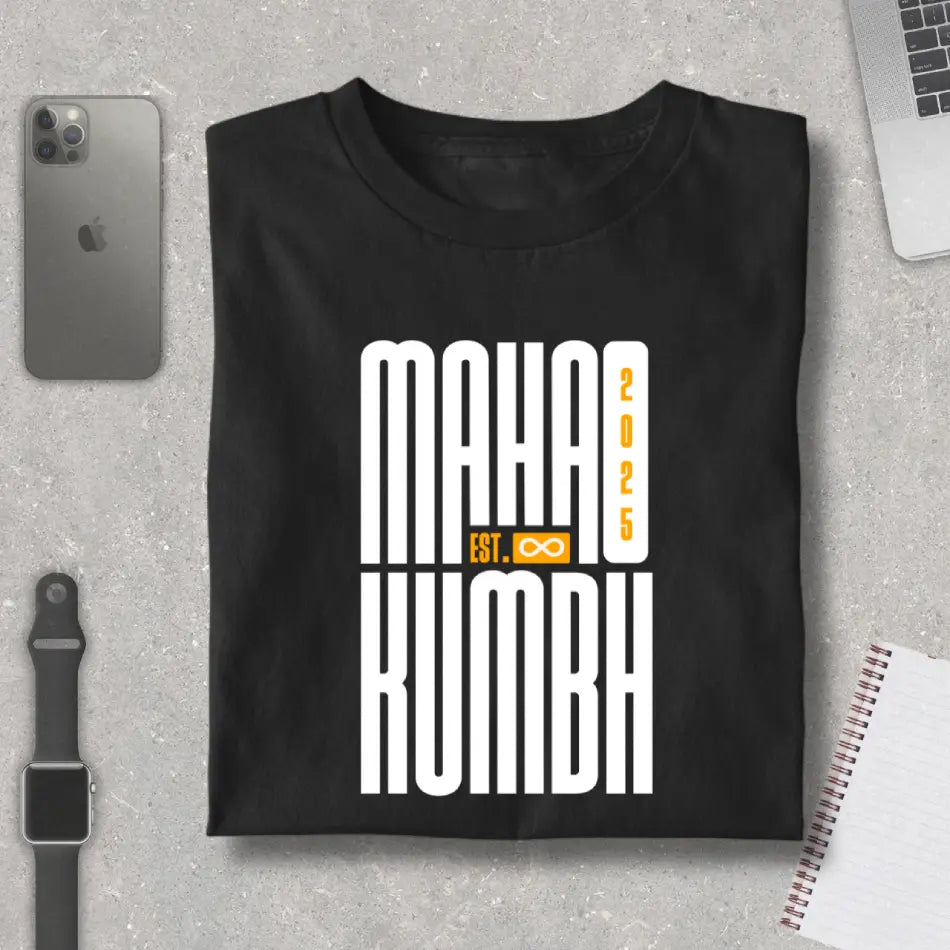 Maha Kumbh 2025 Est ∞ Premium Unisex T-Shirt