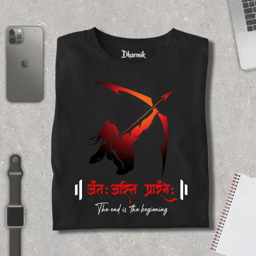 Antah Asti Prarambh- Premium Unisex T-Shirt