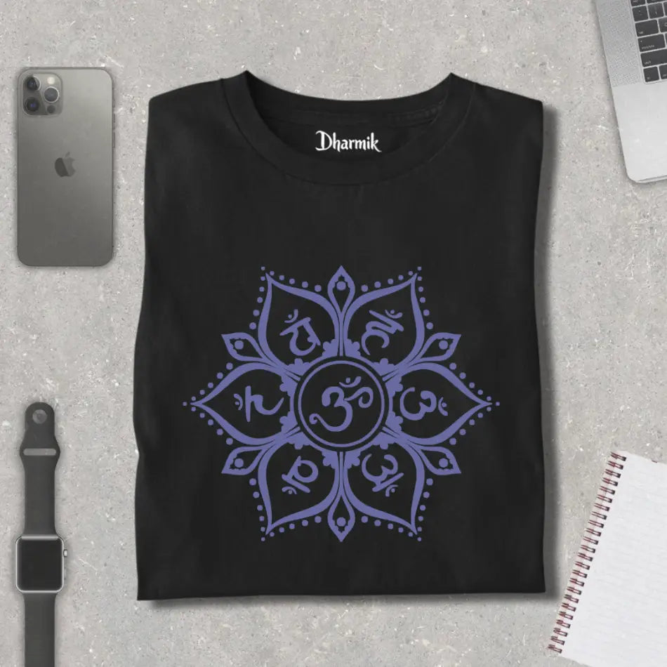 Sacred Circular Mandala Pure Cotton Tee