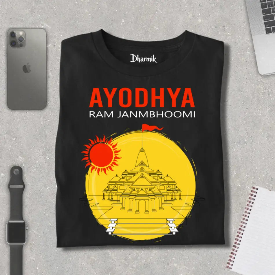 Ayodhya Ram Janmbhoomi Premium T-Shirt