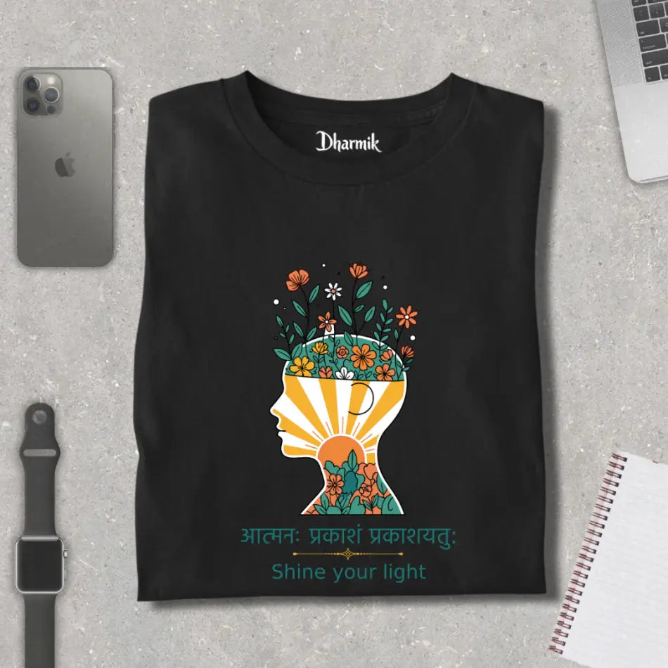 Mindful Sunbloom - Pure Cotton T-Shirt