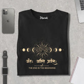 Antah Asti Prarambh - Cosmic Cycle Pure Cotton T-Shirt