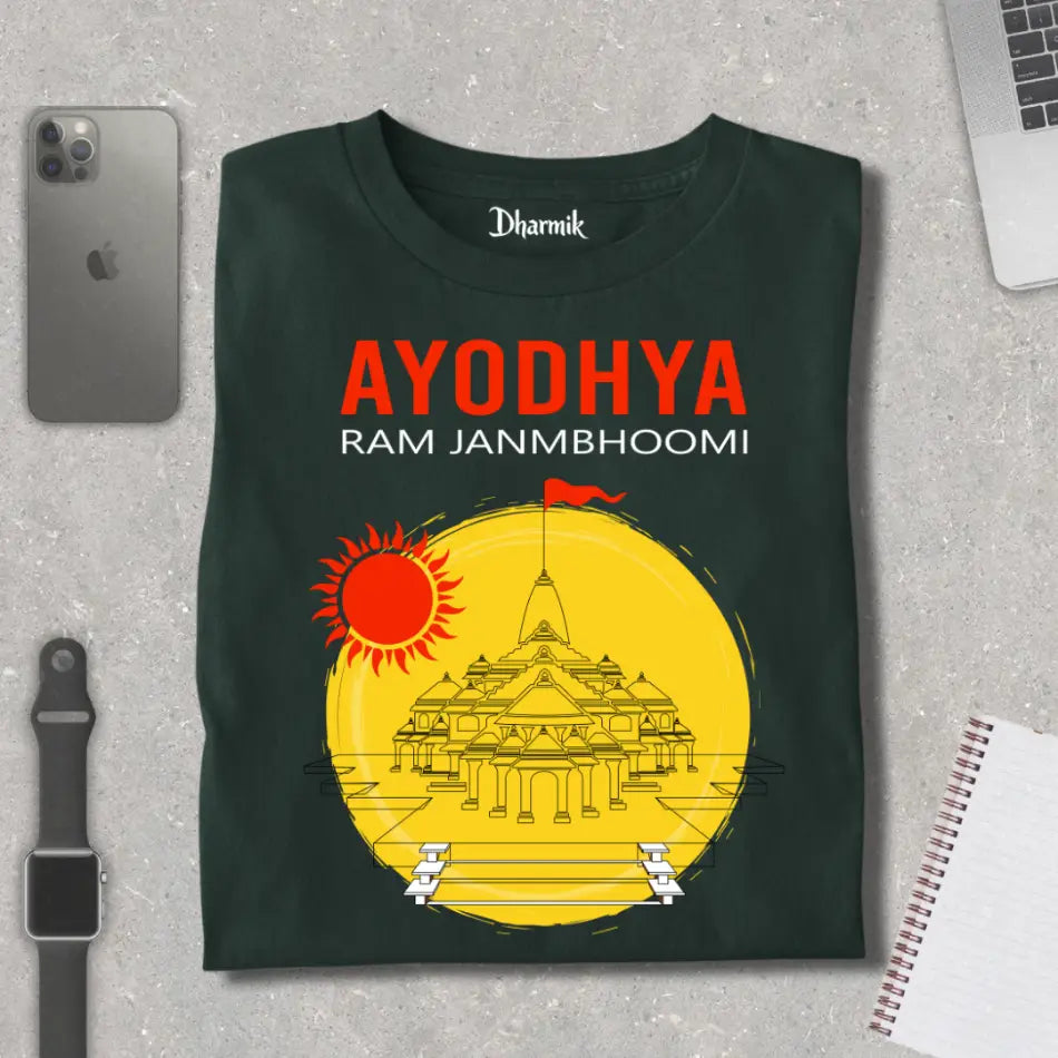 Ayodhya Ram Janmbhoomi Premium T-Shirt