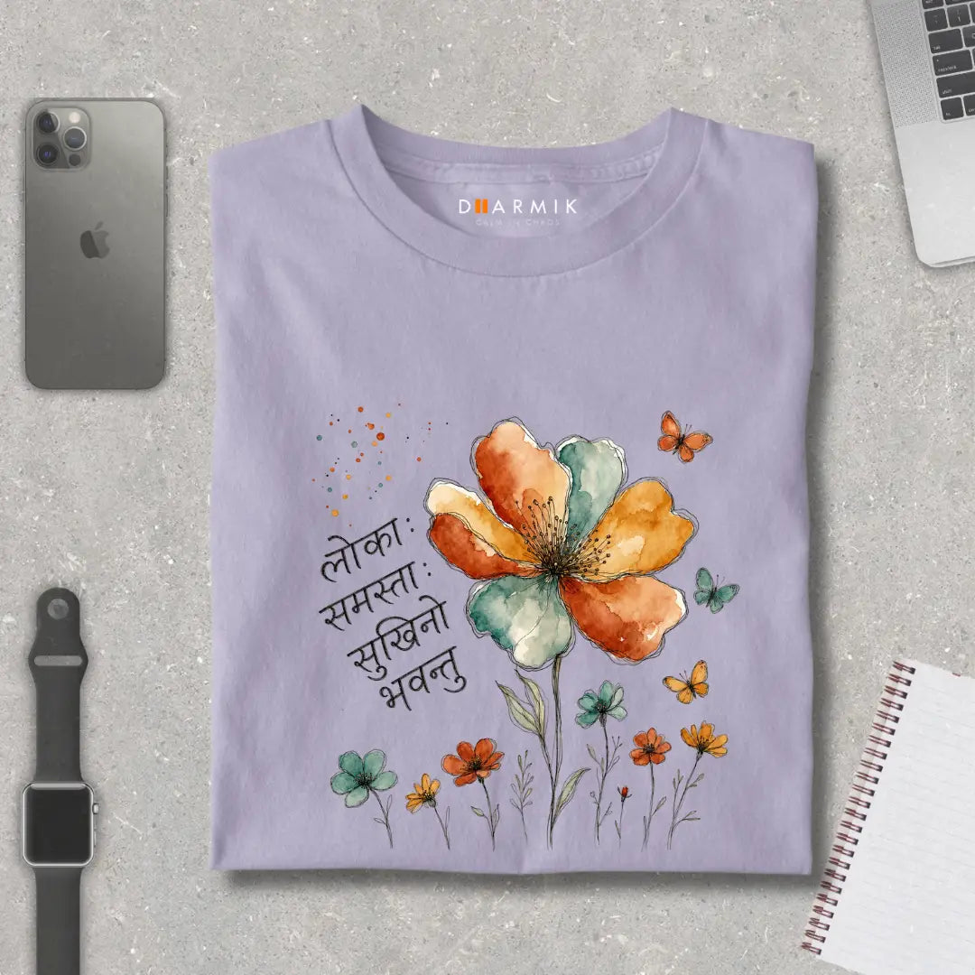 Lokah Samastah – Harmony Bloom T-Shirt