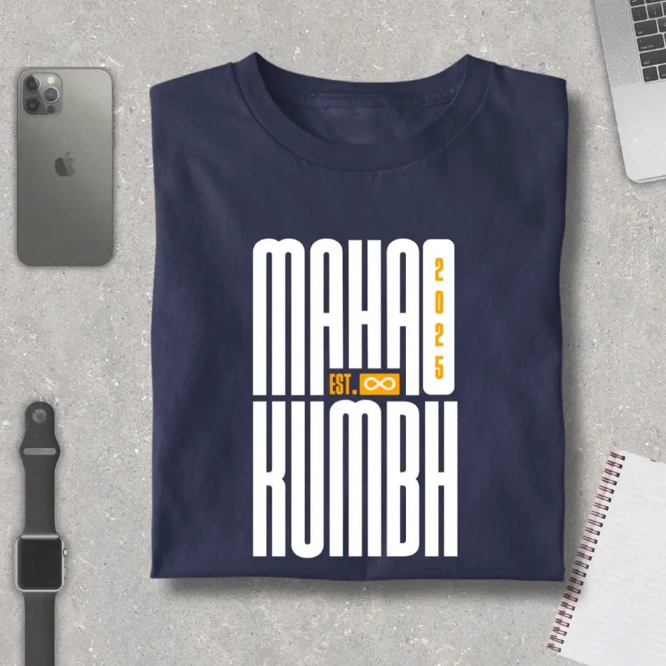 Maha Kumbh 2025 Est ∞ Premium Unisex T-Shirt