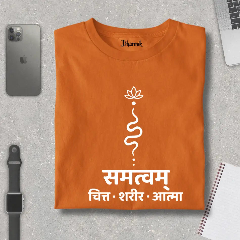 Samatavam: Chit Sharir Aatma Premimum Unisex Tshirt