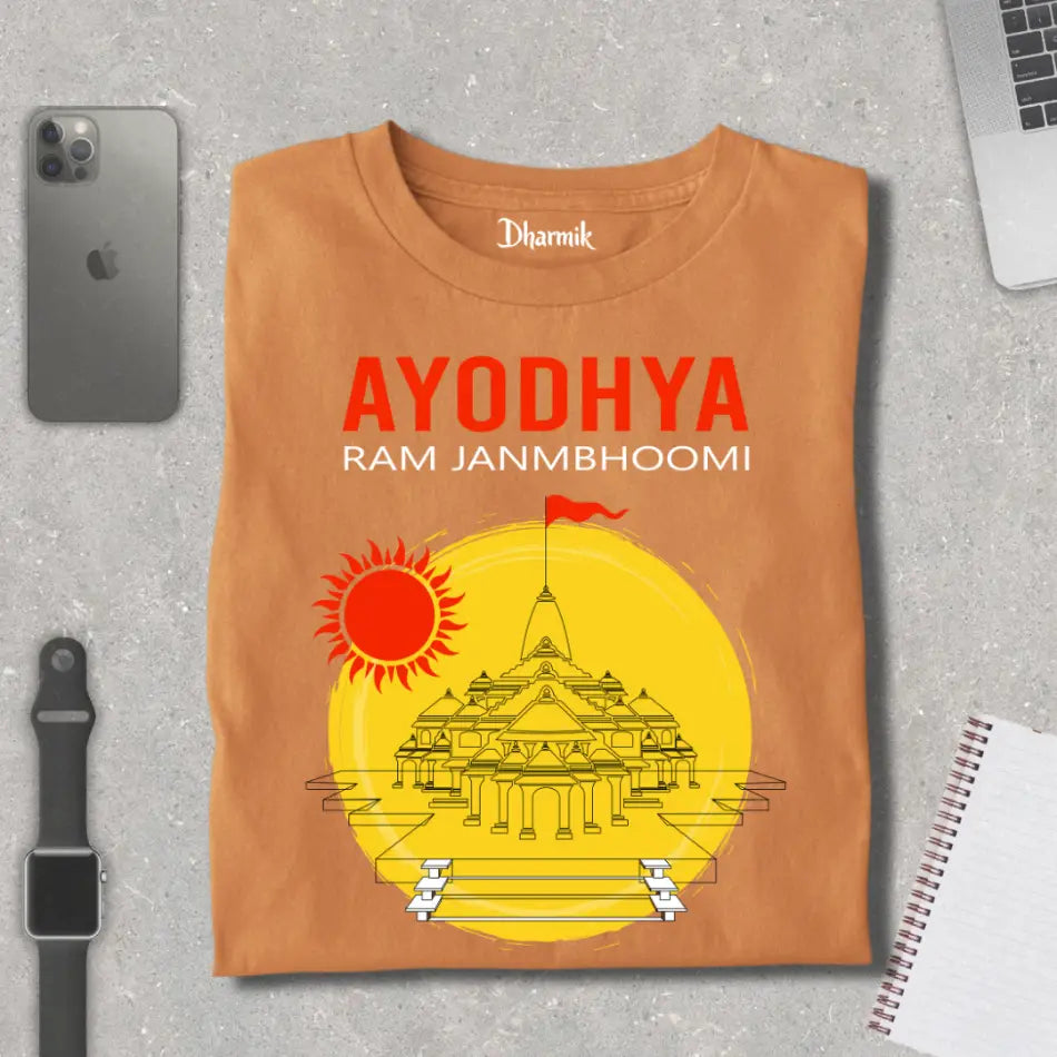 Ayodhya Ram Janmbhoomi Premium T-Shirt
