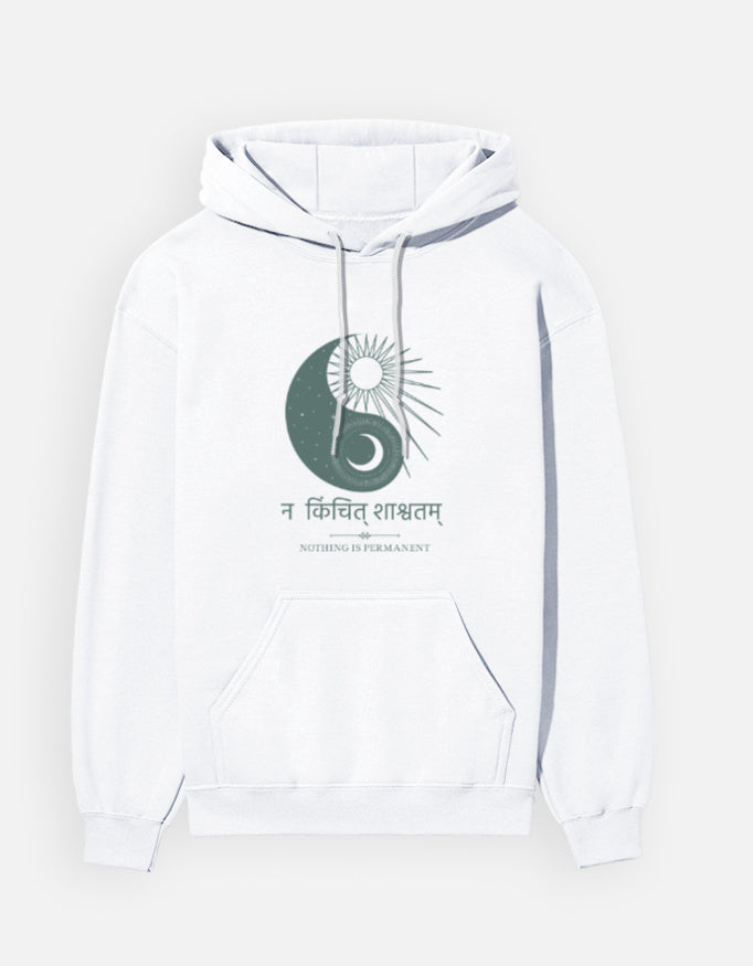 Na Kinchit Shashvatam – Yin Yang Hoodie