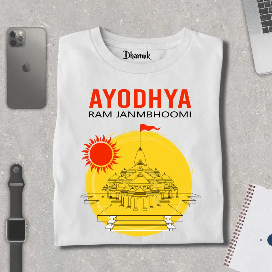 Ayodhya Ram Janmbhoomi Premium T-Shirt
